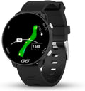 Shot Scope G6 GPS Watch, 38k+ Pre-Loaded Courses, Full Hole Maps, 2X Strap Sets (Black and Gray), Color Sceen, Unisex Golf Watch for Men and Women