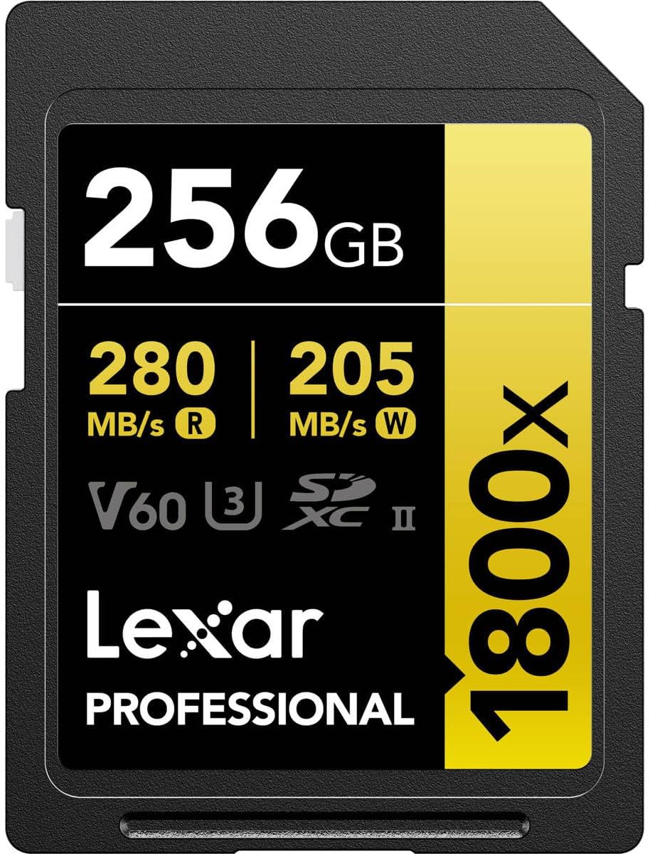 Lexar Professional 1800X 256GB SDXC UHS-II 2pack