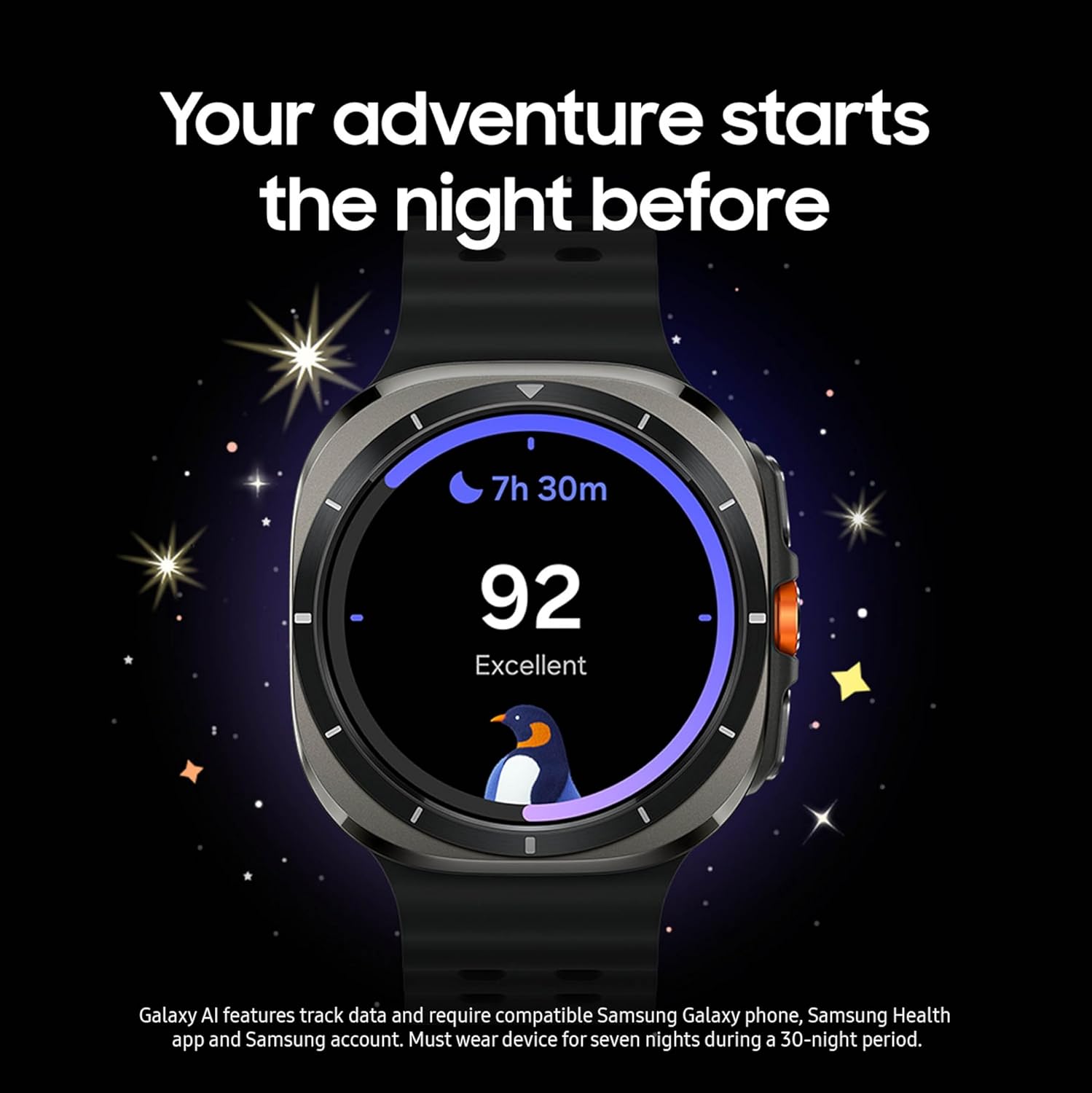 Samsung Galaxy Watch Ultra (2025) 47mm LTE Smartwatch, Titanium Casing, Advanced Sleep Coaching, Running Coach, Energy Score, Heart Rate Tracking, GPS, Titanium Silver US Version, 2 Yr Warranty
