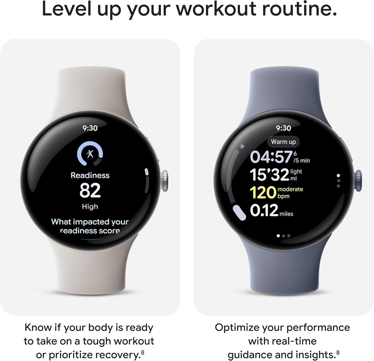 Google Pixel Watch 4 (45mm) - Android Smartwatch with Heart Rate and Sleep Tracking - 40-Hour Battery - Fitness Tracking - Google AI - Matte Black Aluminum Case - Obsidian Active Band - Wi-Fi