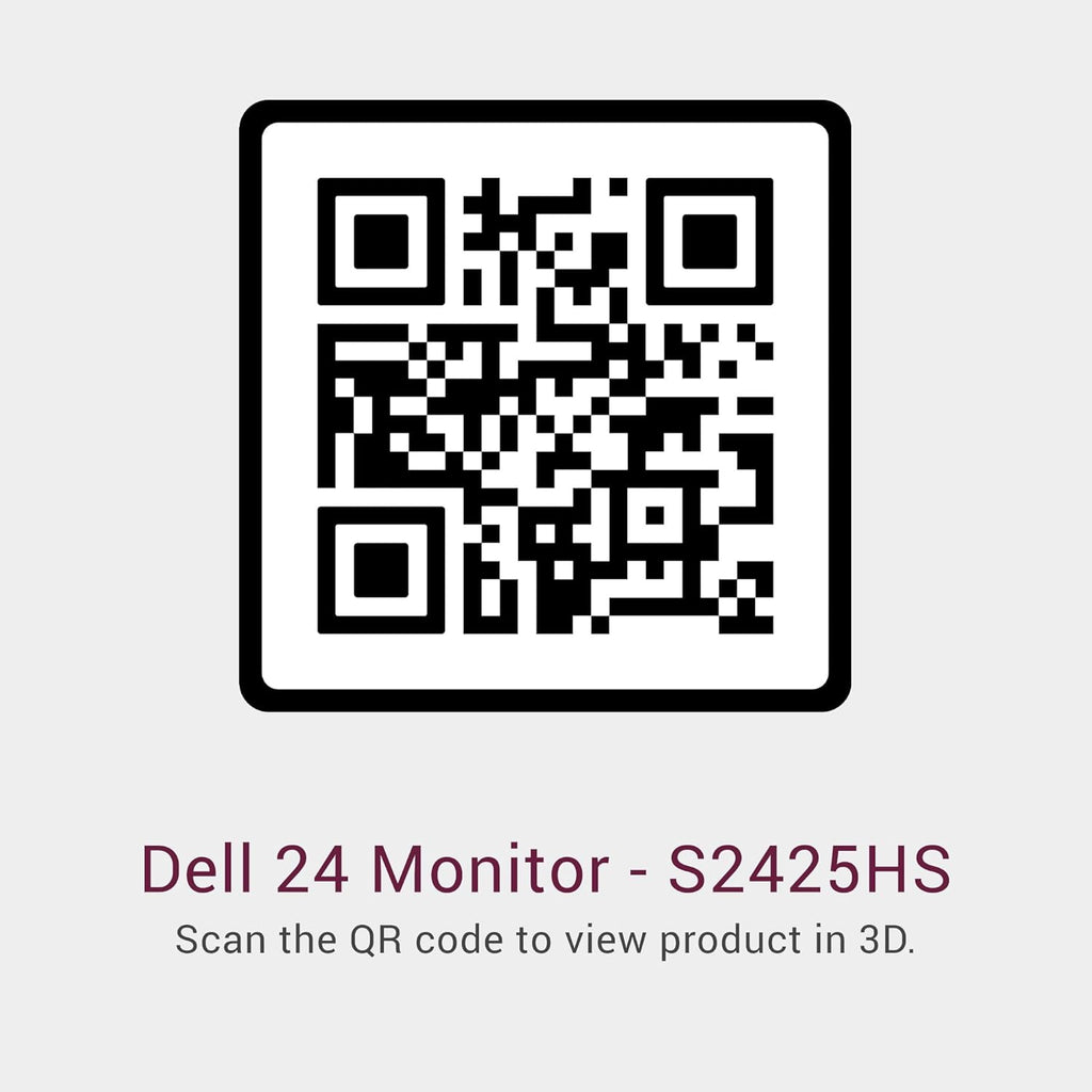 Dell S2425HS Monitor - 23.8 Inch, FHD (1920x1080) Display, 100Hz Refresh Rate 1500:1 Contrast Ratio, TÜV Rheinland Eye Comfort 4 Star, Integrated 2x5W Speaker, Height/Tilt/Swivel/Pivot - Ash White