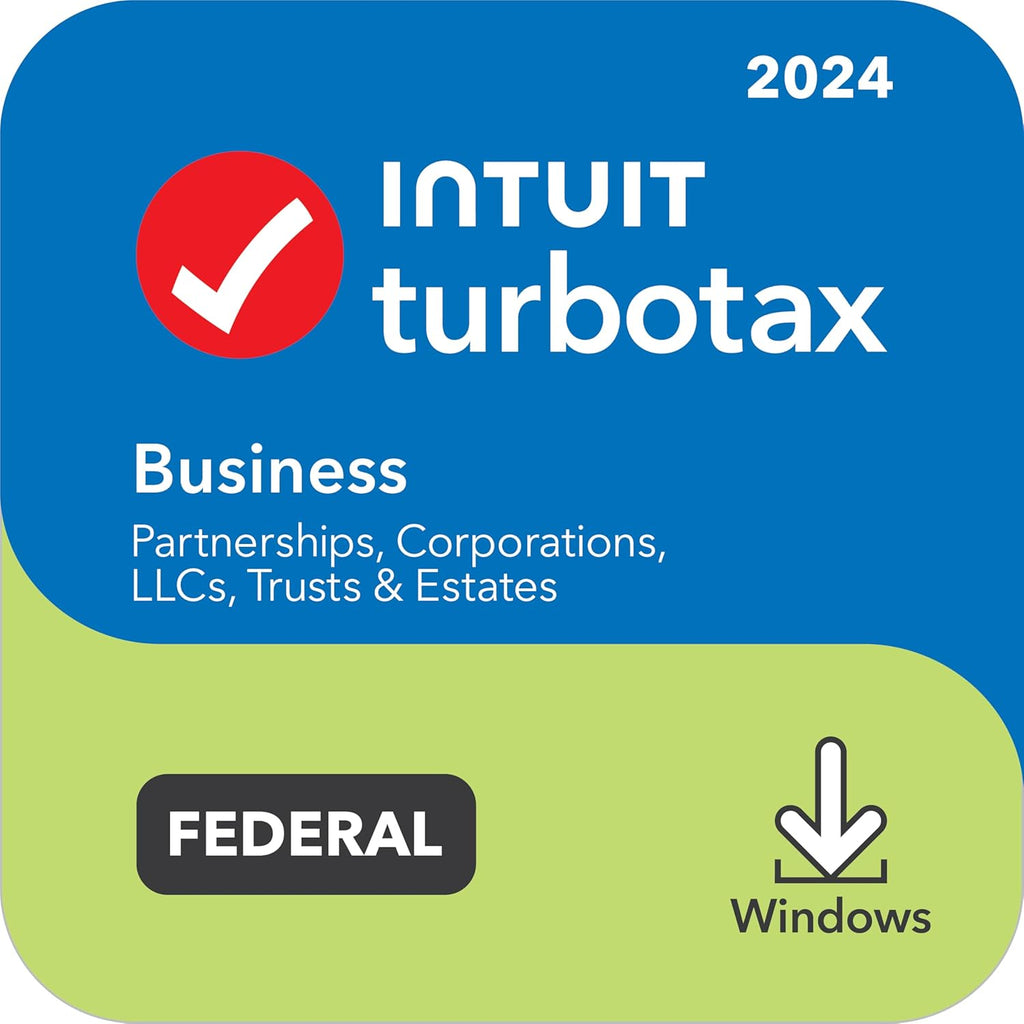 OLD VERSION TurboTax Business 2024 Tax Software, Federal Tax Return PC Download