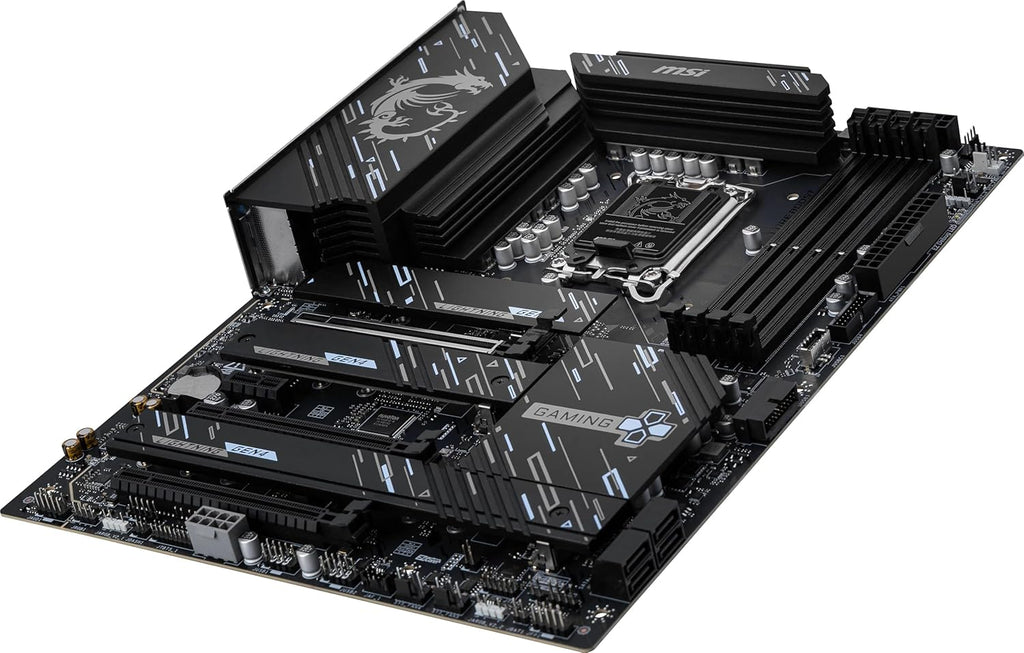 MSI Z890 Gaming Plus WiFi Motherboard,ATX-Supports Core Ultra Series 2 Intel,LGA 1851,DDR5,PCIe 5.0,M.2,SATA,5Gbps LAN,USB C,WiFi 7,Bluetooth 5.4,Thunderbolt 4+HIGH-Speed DDR5 RAM 16GB(1x16GB) Bundle