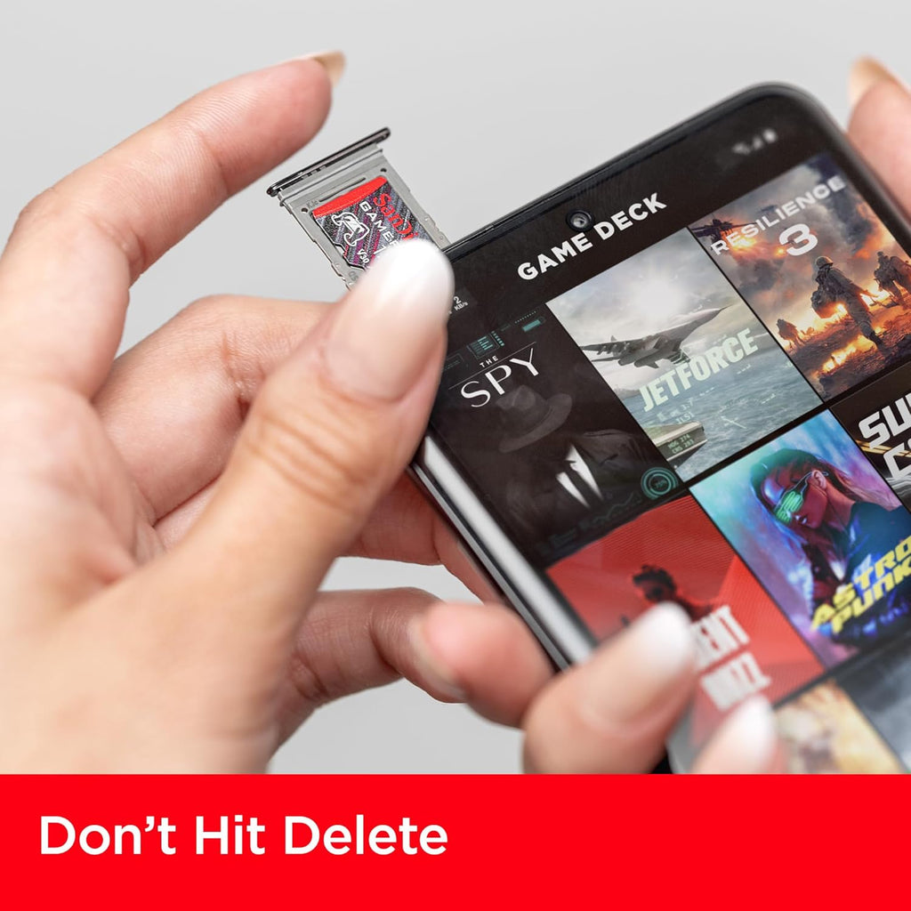 SanDisk 1TB Gameplay microSD Memory Card for Mobile Gaming - Up to 190MB/s, for Handheld Console Gaming - SDSQXAV-1T00-GN6XN (Renewed)