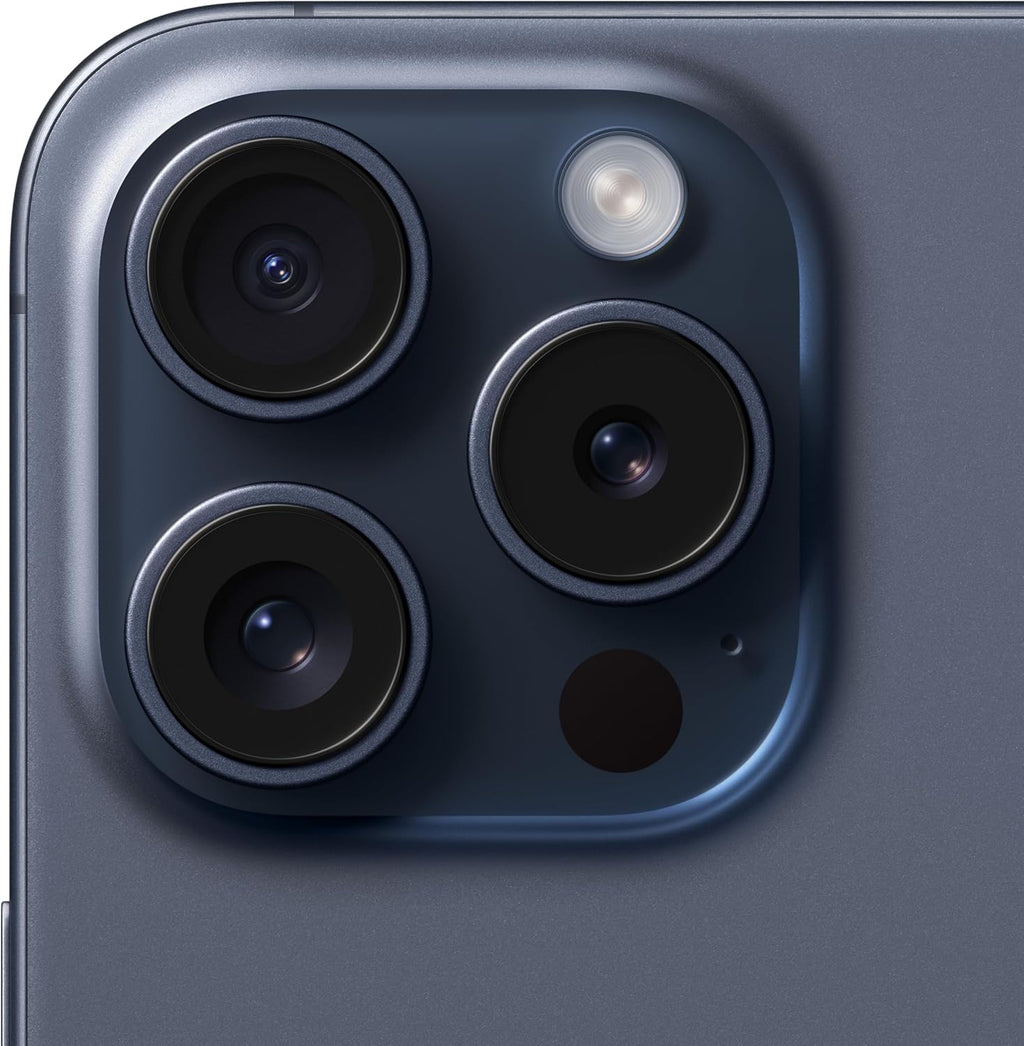 Apple iPhone (Renewed Premium) 15 Pro, 128GB, Blue Titanium - Unlocked