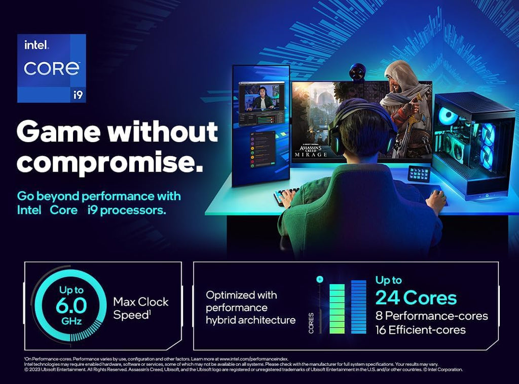 Micro Center CPU Motherboard Combo - Intel i9-14900K 14th Gen 24-Cores LGA 1700 Desktop Processor Bundle with TUF Gaming Z790-Plus WiFi Gaming Motherboard