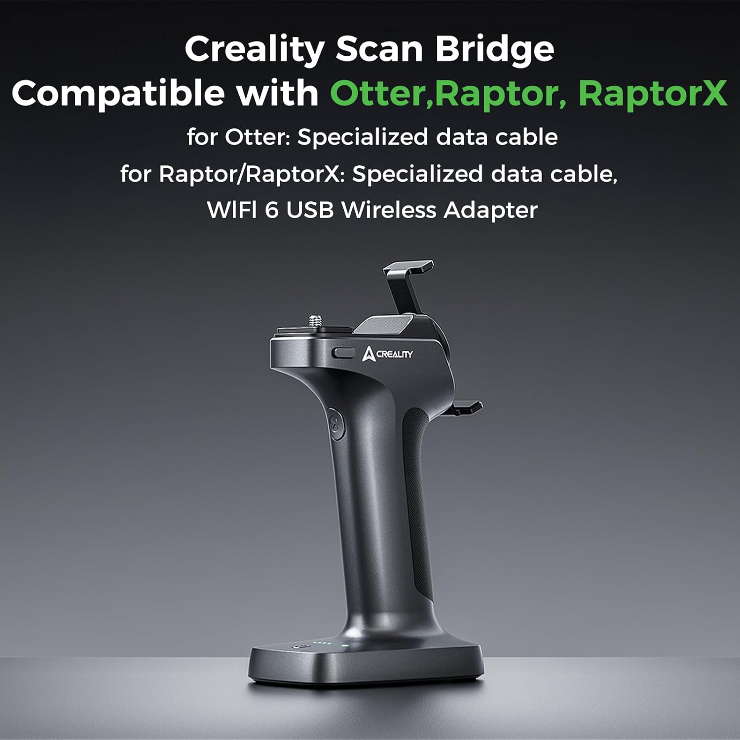 Creality Scan Bridge for 3D Scanner Otter Series, Supports WiFi 6 Wireless Screen Mirroring, Smart Phone Application, Large Capacity and Fast Charging, Lightweight and Compact for use