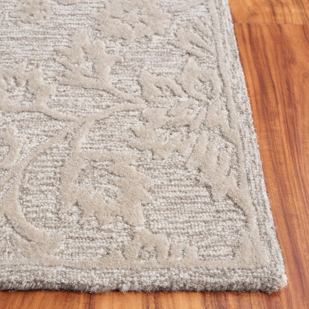 SAFAVIEH Glamour Collection Area Rug - 8' x 10', Beige & Ivory, Contemporary Design, Ideal for High Traffic Areas in Living Room, Bedroom & Dining Room (GLM551B-810)