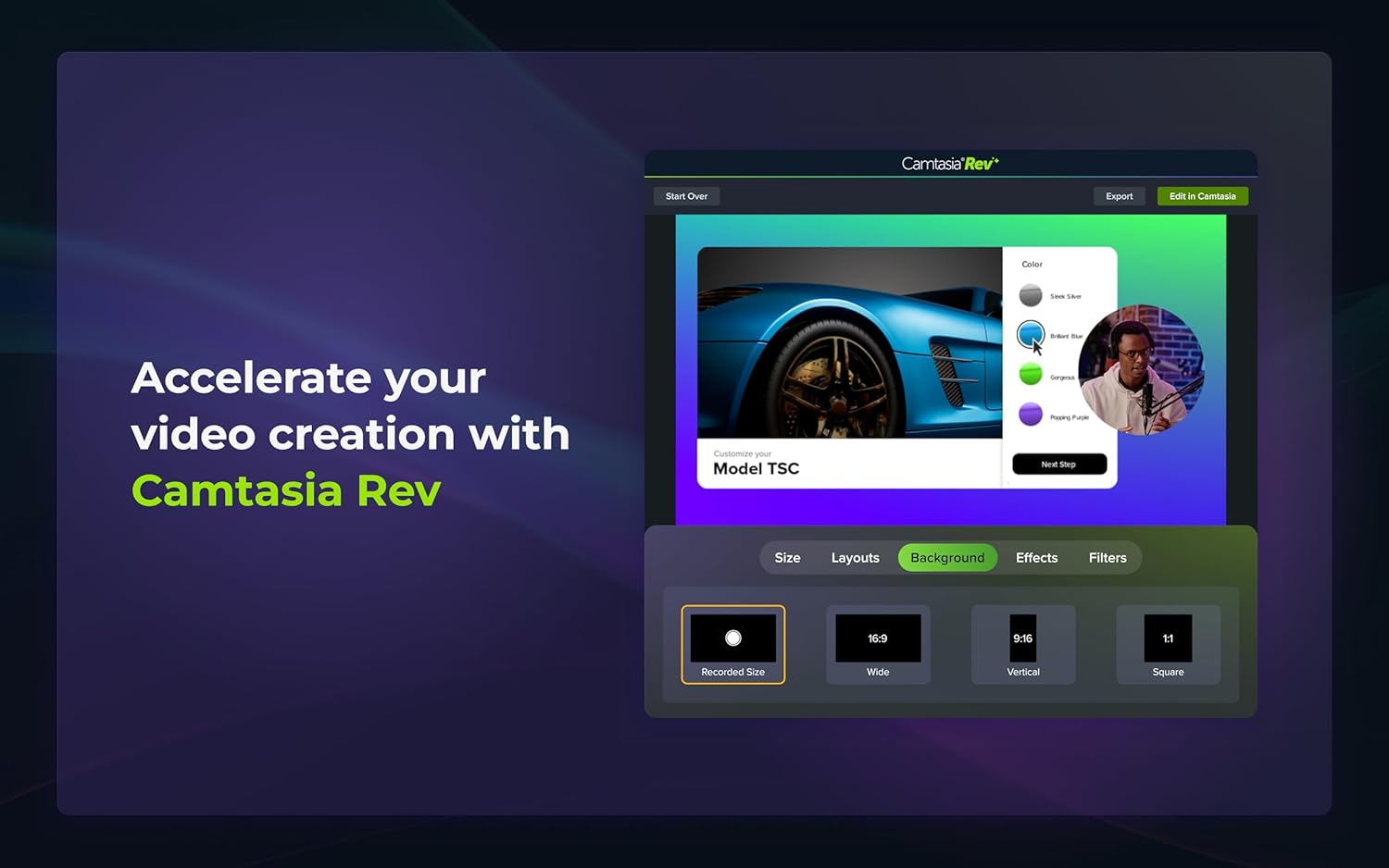 Camtasia 2024 - Video Editor & Screen Recorder PC/Mac Online Code