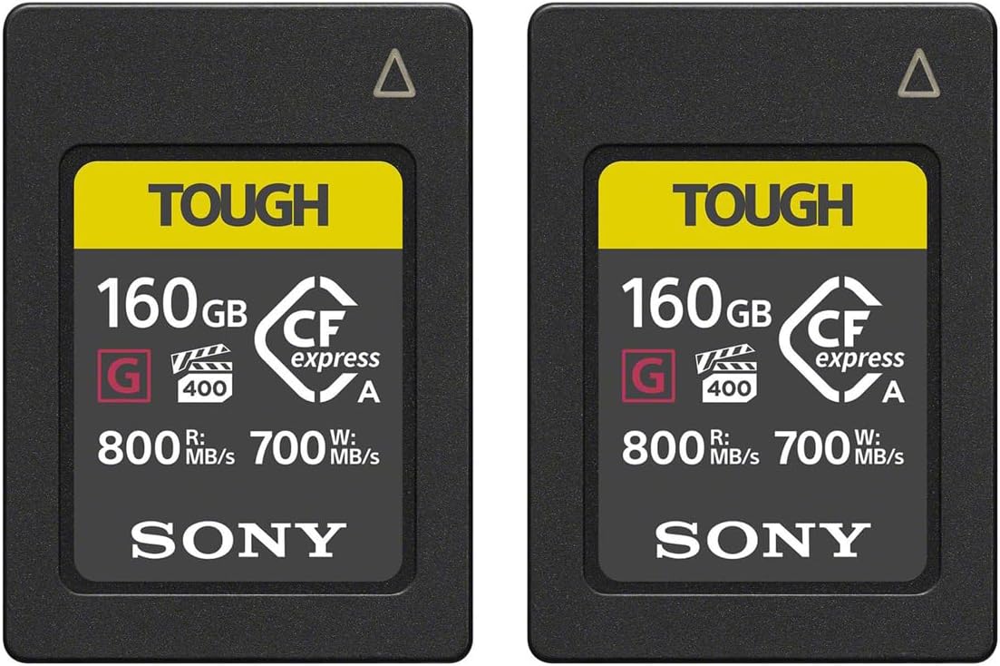 Sony CFexpress Type A 160GB Memory Card (2-Pack) Bundle (2 Items)