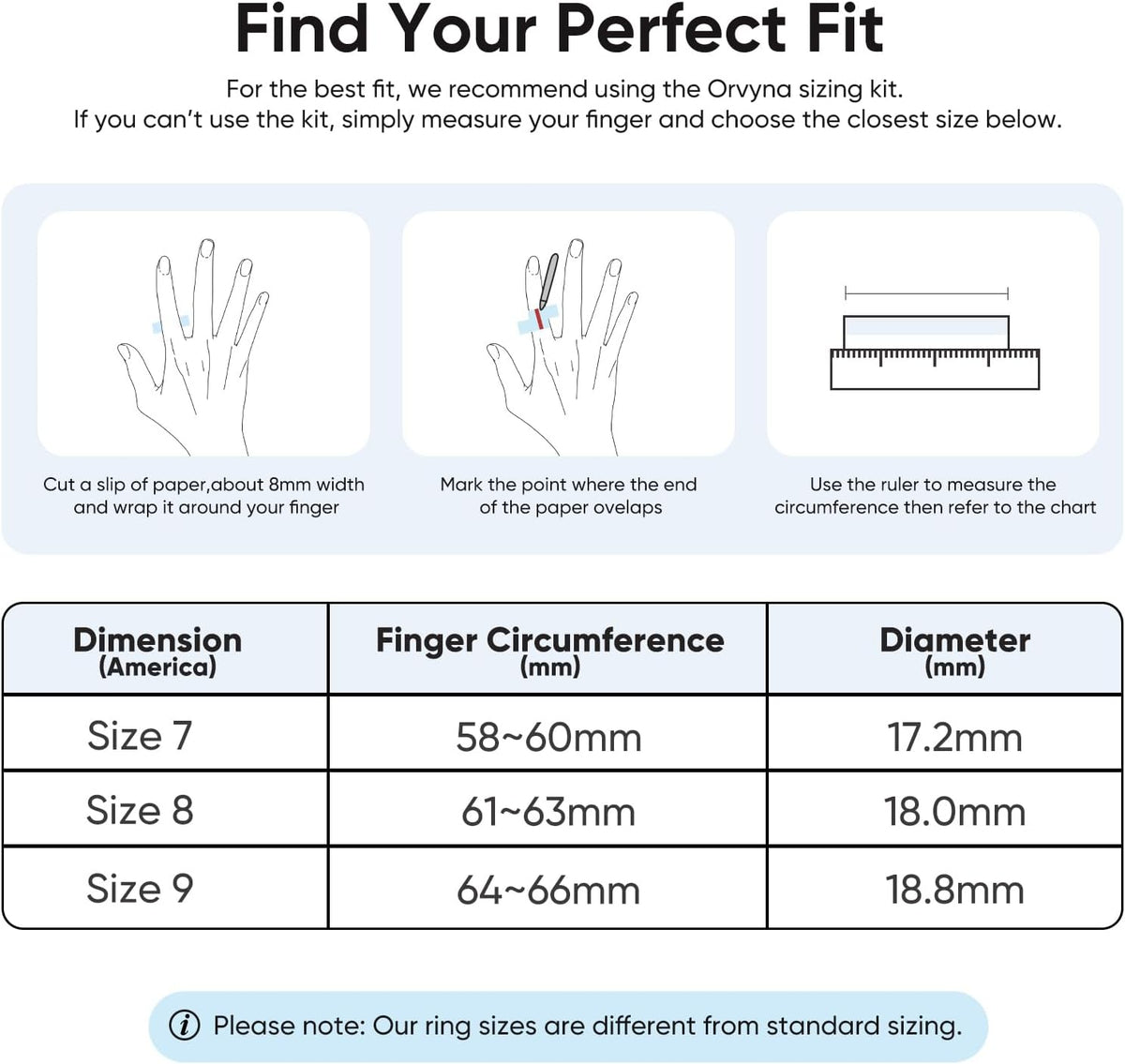 Smart Ring, Titanium Health & Fitness Tracker with Sleep, Heart Rate & SPO₂ Monitoring, Ultra-Light, 4–6 Day Battery, No Subscription, for Women & Men (Gold 8)