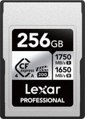 Lexar 256GB Professional CFexpress Type A Silver 4.0 Memory Card, for Photographers, Videographers, Up to max 1750/1650 MB/s, 8K Video (LCAEXS4256G-RNENU)