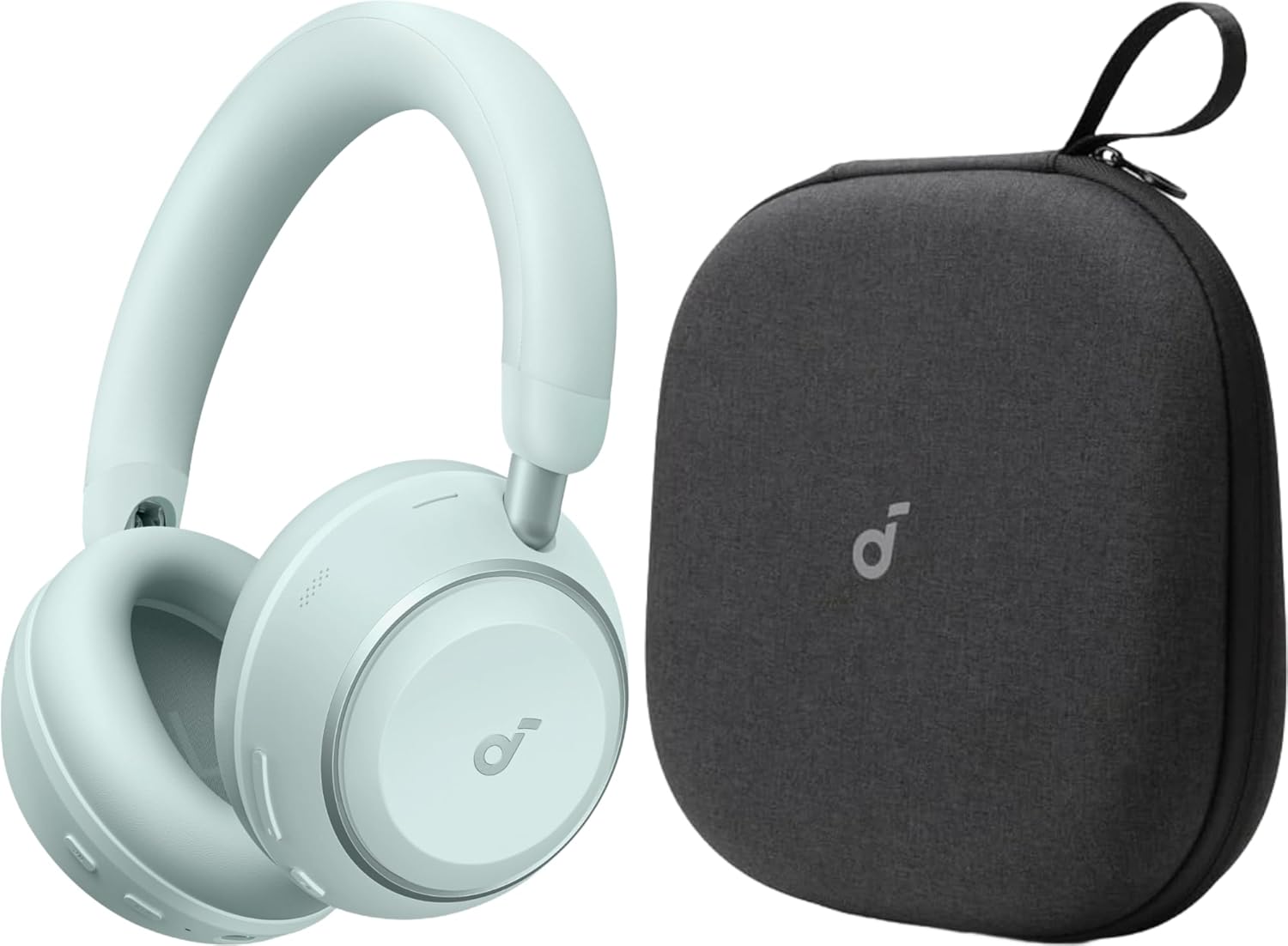 Soundcore Space 2 by Anker, Active Noise Cancelling Headphones with Protective Case, Comfortable Fit, 50H Playtime, LDAC Hi-Res Wireless Audio, Dual Connection, Clear Calls, Bluetooth 6.1, Nap Mode