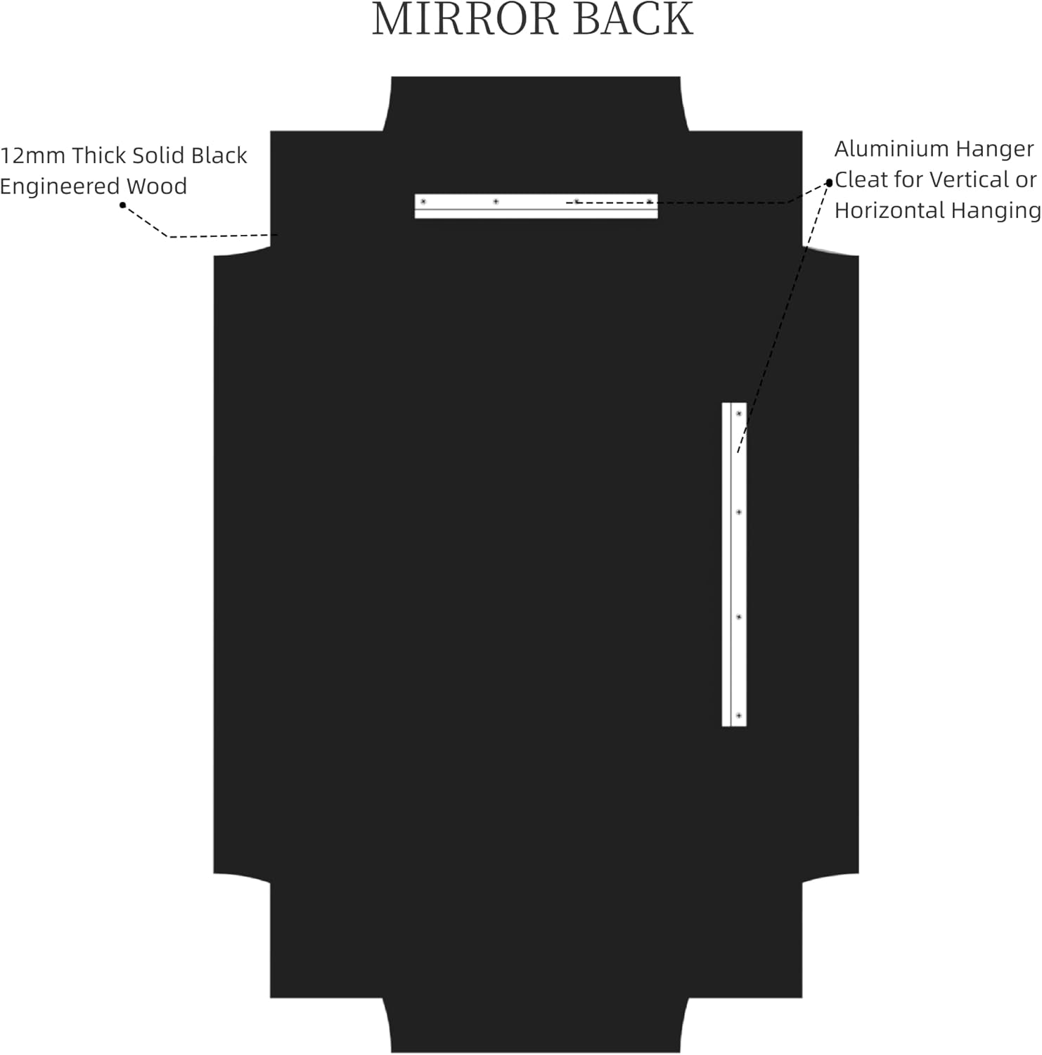 Kelly Miller 32"x48" Large Gold Mirror for Wall, Modern Decorative Mirror Rectangle Wall Vanity Mirror Bevelled Full Length for Bathroom Living Room Bedroom Farmhouse Fireplace Entryway