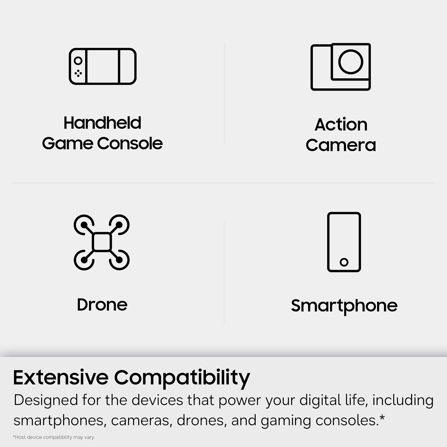 Samsung microSDXC T9 256GB, Read/Write Speeds Up to 200/130 MB/s, Made for Avid Gamers & Professional Creators (MB-MH256T/AM)