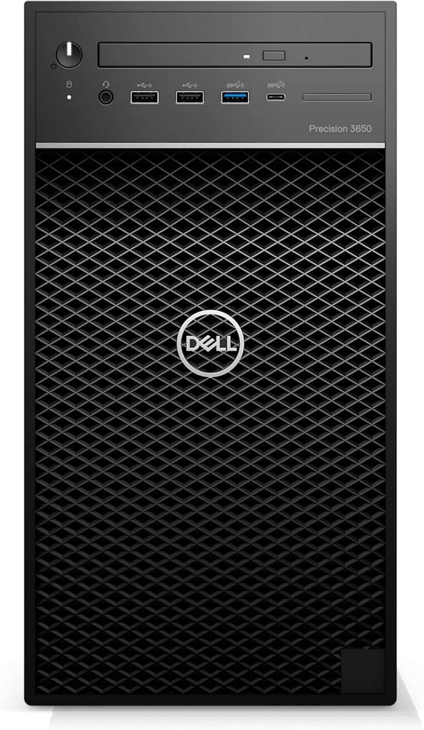 Dell Precision 3650 Workstation Desktop | Core i5-11500 - 1TB HDD Hard Drive - 16GB RAM | 6 cores @ 4.6 GHz Win 11 Pro Black (Renewed)