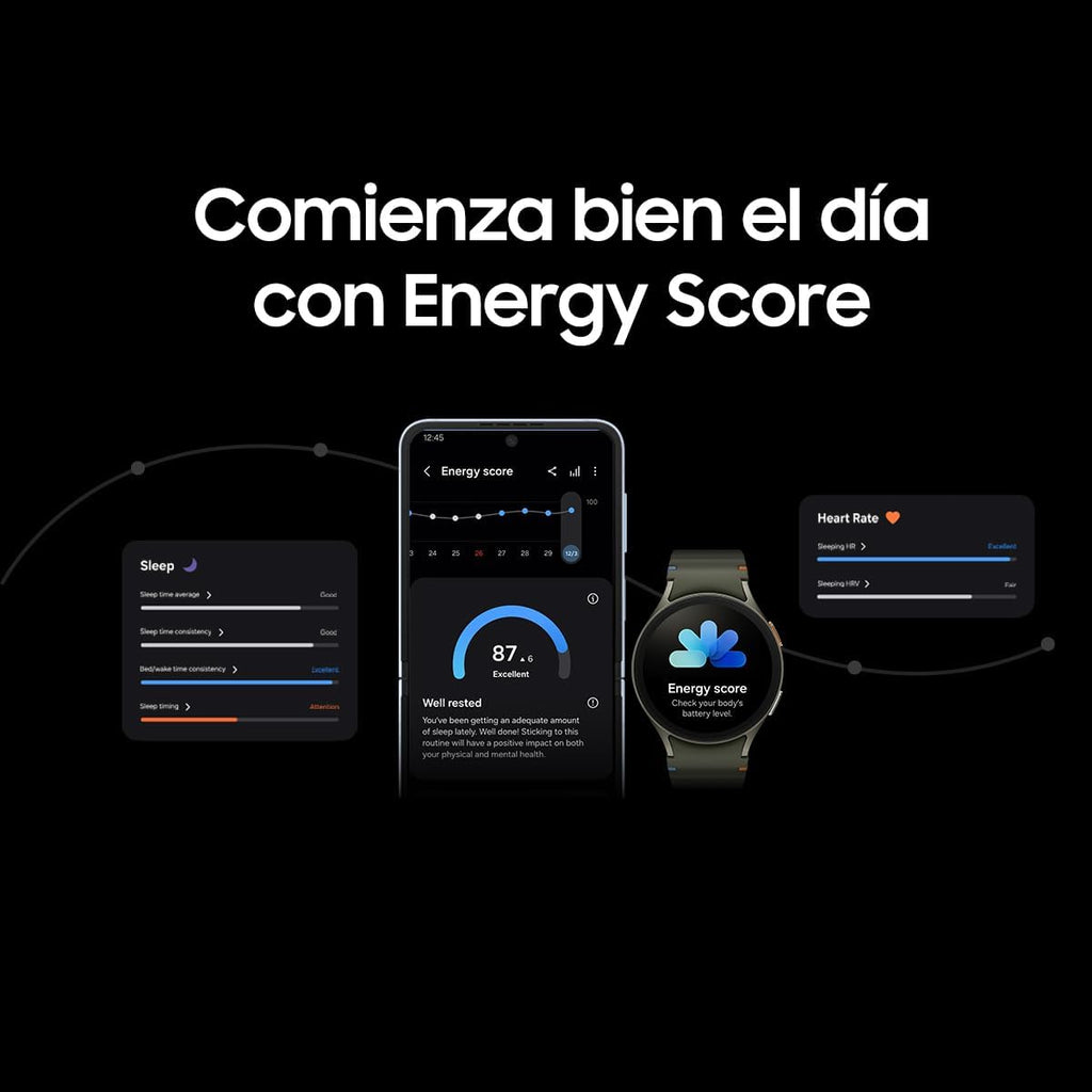 Samsung Galaxy Watch 7 | 44mm | AI Smartwatch w/ 1.5" AMOLED, Wear OS 5, Wi-Fi, Bluetooth, Heart Rate, Sleep Apnea & GPS Fitness Tracker | International Model L310 | w/Fast Charger, Green