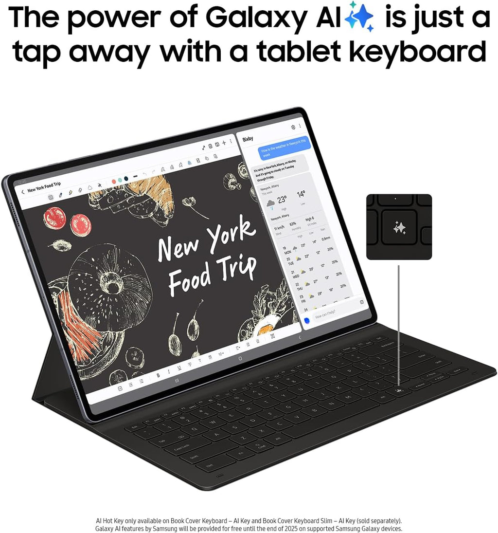 Samsung Galaxy Tab S10+ 5G 12.4” 256GB, Android Tablet, (T-Mobile Network), Circle to Search, Big Screen, S Pen NOT Included, US Version, 2024, Moonstone Gray, (Renewed)