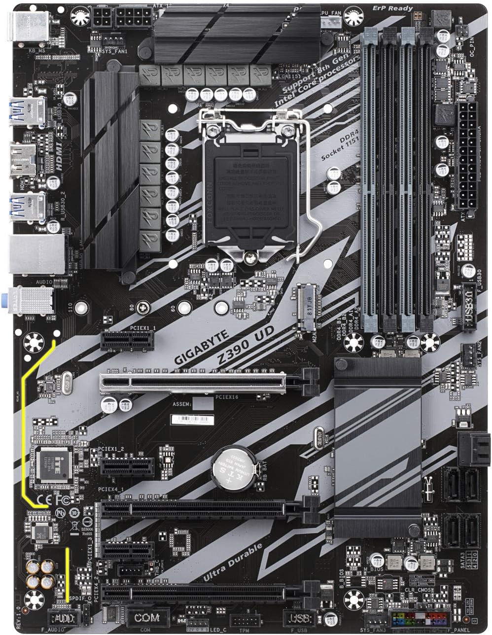 Gigabyte Z390 UD (Socket 1151/Z390 Express/DDR4/S-ATA 600/ATX)