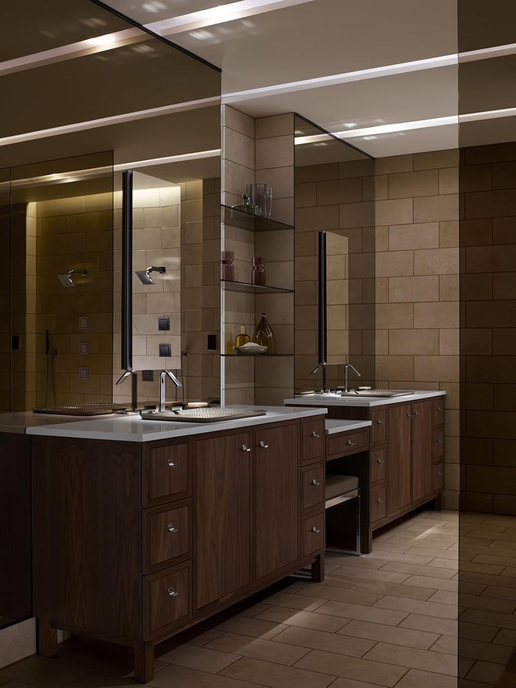 KOHLER K-2938-PG-SAA Catalan Medicine Cabinet with Mirror Door, Adjustable Shelves, 170 Degree Hinge, Rectangular Frame, 15" x 36"