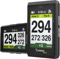 Izzo Golf Swami Max Handheld GPS Unit - Rangefinder Golf GPS with Oversized Large Color Screen for Measuring Golf Distances, Black