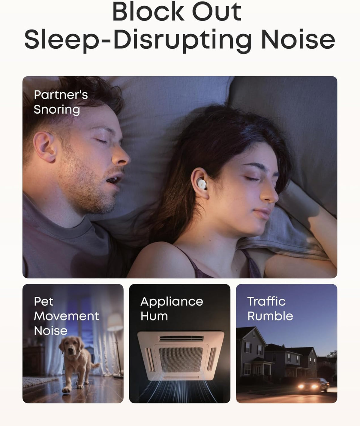 Soundcore C50i by Anker Open Ear Earbuds Sleep A30 Special, Clip-On Headphones Over Ear for Running Workout, 12mm Drivers Powerful Bass, 28H Playtime