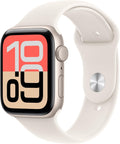 Apple Watch SE 3 GPS 44mm Smartwatch with Starlight Aluminum Case with Starlight Sport Band - M/L. Fitness and Sleep Trackers, Heart Rate Monitor, Always-On Display, Water Resistant