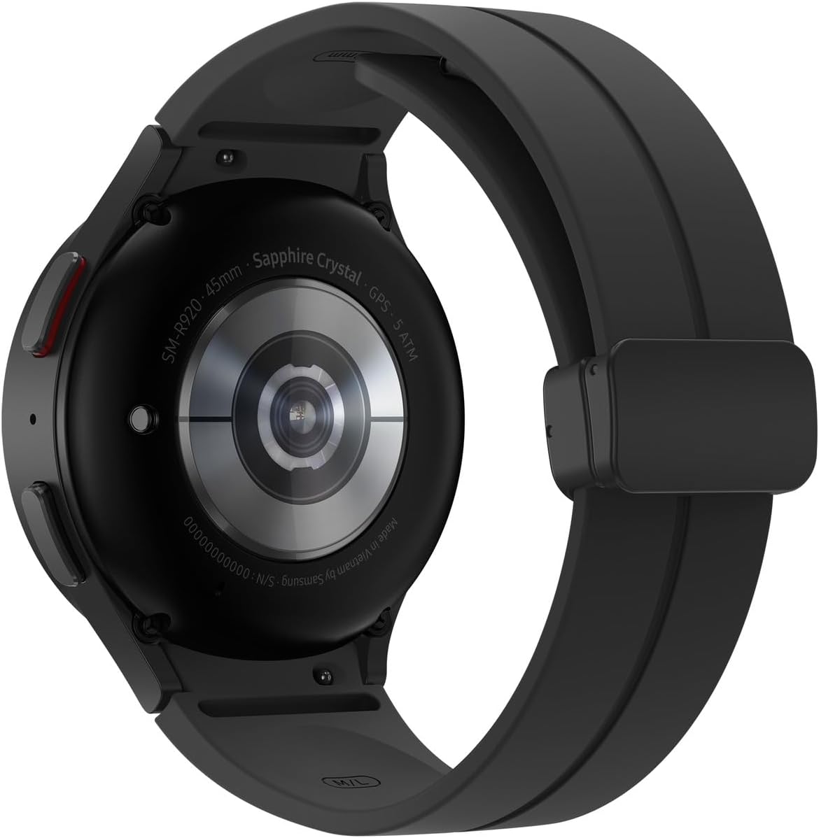SAMSUNG Galaxy Watch 5 Pro (45mm,WIFI + 4G LTE) 1.4'' Super AMOLED Smartwatch GPS Bluetooth with Sleep Coaching,Bioactive Sensor,Water Resistant R925U (Fast Charger Bundle,Black Titanium) (Renewed)