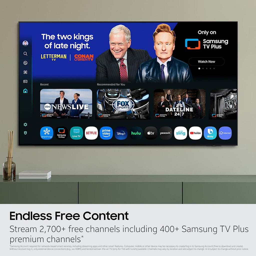 Samsung 55-Inch Class OLED 4K S85F Series, Vision AI Smart TV (2025 Model, 55S85F) Object Tracking Sound Lite w/Dolby Atmos, NQ4 AI Gen2 Processor, Contour Design, Color Booster Pro, Alexa Built-in
