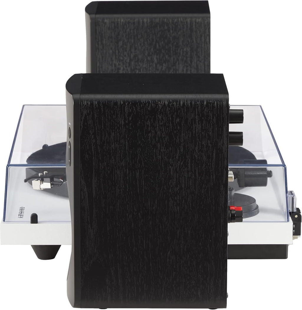 Crosley KT6101-WH Belt-Drive Bluetooth Turntable with Built-in Preamp and Included Speakers, White