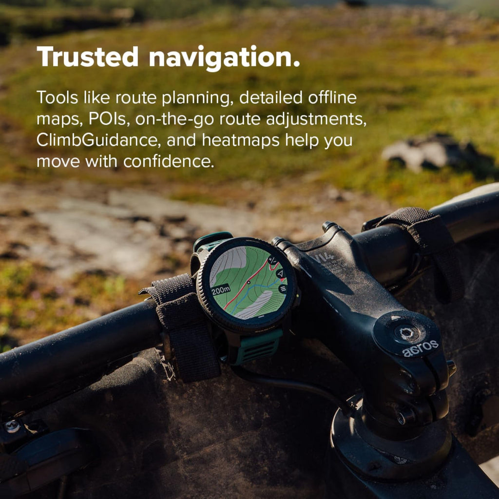 SUUNTO Vertical 2 GPS Sport Watch, Bright 1.5” AMOLED Touchscreen, LED Flashlight, 20-Day Battery Life, Offline Maps, Training Metrics & Recovery Insights, Dual-GNSS, 115+ Sport Modes, Pine Green