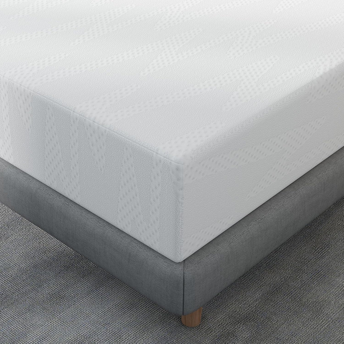 Avenco Queen Mattresses, 10 Inch Queen Size Mattress with Gel Memory Foam for Cool Night & Pressure Relief, Bed Mattress in a Box Medium Soft Plush Feel Colchones with Motion Isolating