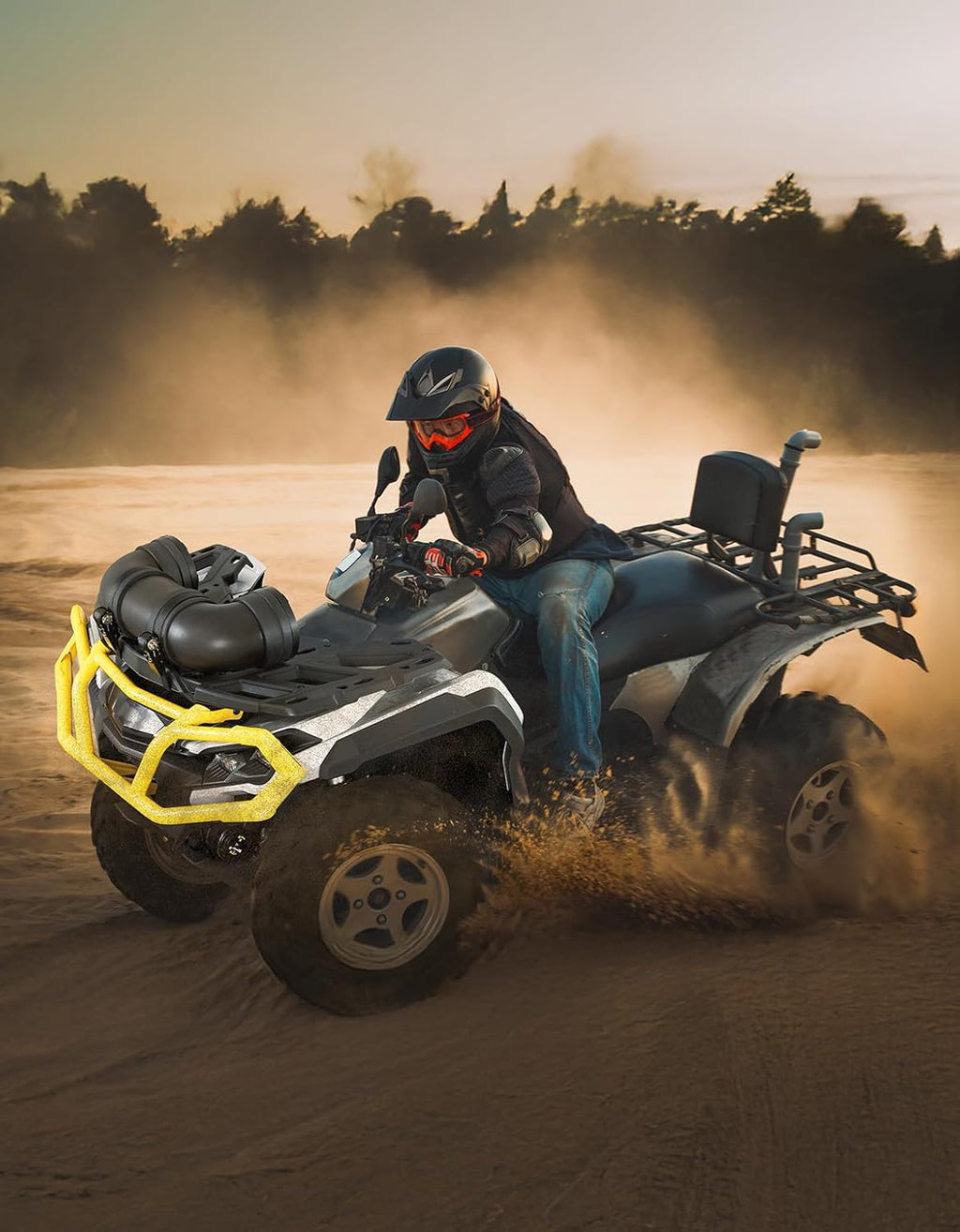 KEMIMOTO ATV Speaker 6.5 Inch Bluetooth-connectivity ATV UTV Sound Bar w/ 20 RGB Light Modes, 2X Full Range Speakers 2X Tweeters Boat Sound System Compatible with Polaris Sportman Fourtrax Can Am
