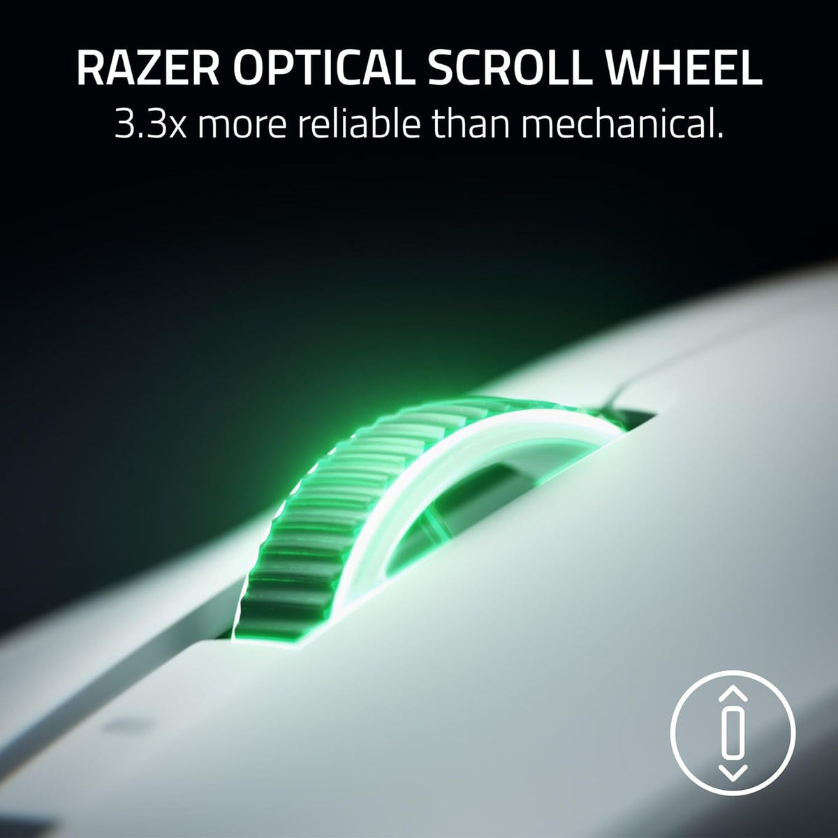 Razer Viper V4 Pro Wireless Esports Gaming Mouse – 50g Ultra Lightweight, Fast & Precise, 50K DPI Optical Sensor, 8K Polling, Gen-4 Optical Switches, Scroll Wheel, USB-C Charging, for PC & Mac – White
