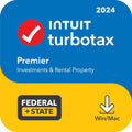OLD VERSION TurboTax Premier 2024 Tax Software, Federal & State Tax Return PC/MAC Download