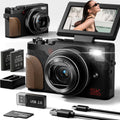 NBD 5K Digital Cameras for Photography Autofocus,64MP Vlogging Cameras for YouTube,18X Digital Zoom Travel Camera with Anti-Shake,2 Batteries,32GB TF Card (Black)