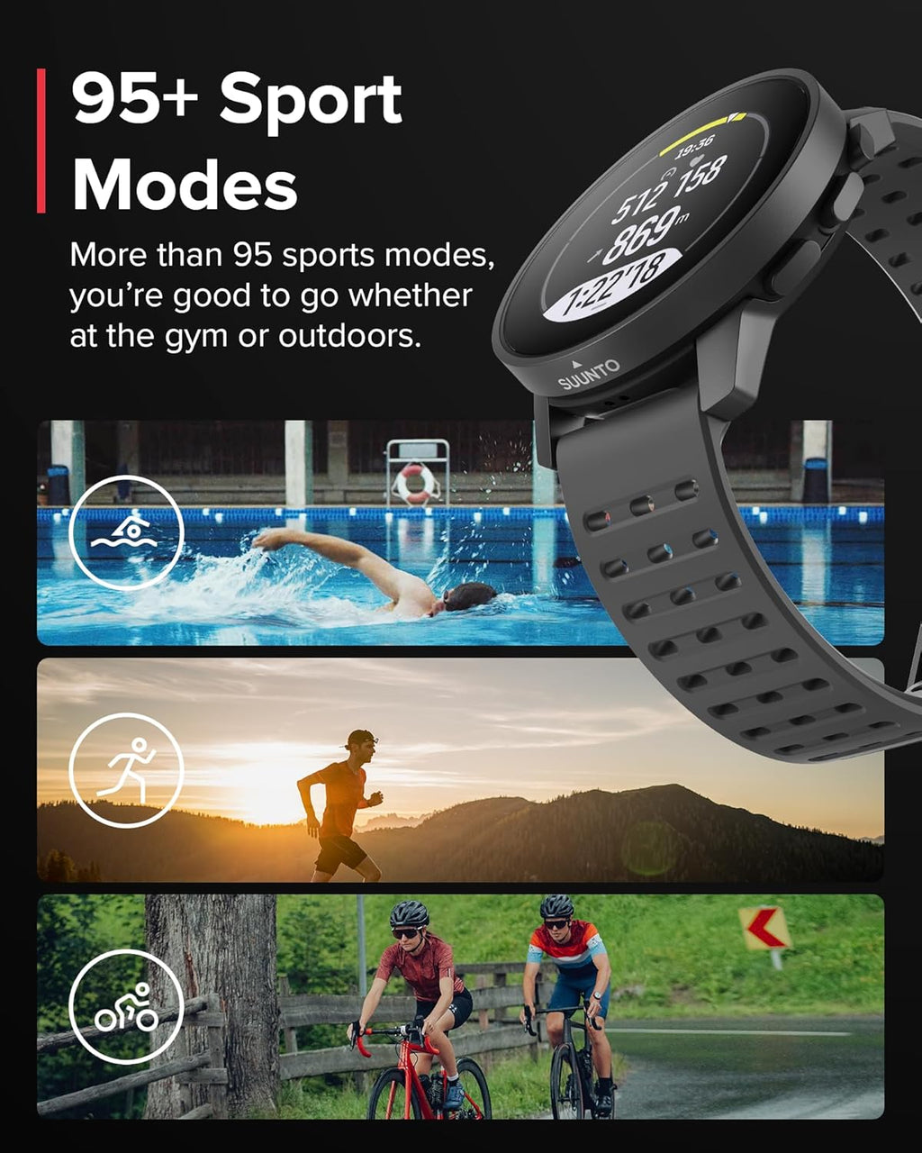 SUUNTO 9 Peak and Peak Pro Sports GPS Watch for Demanding, Performance Driven Athletes and Adventurers