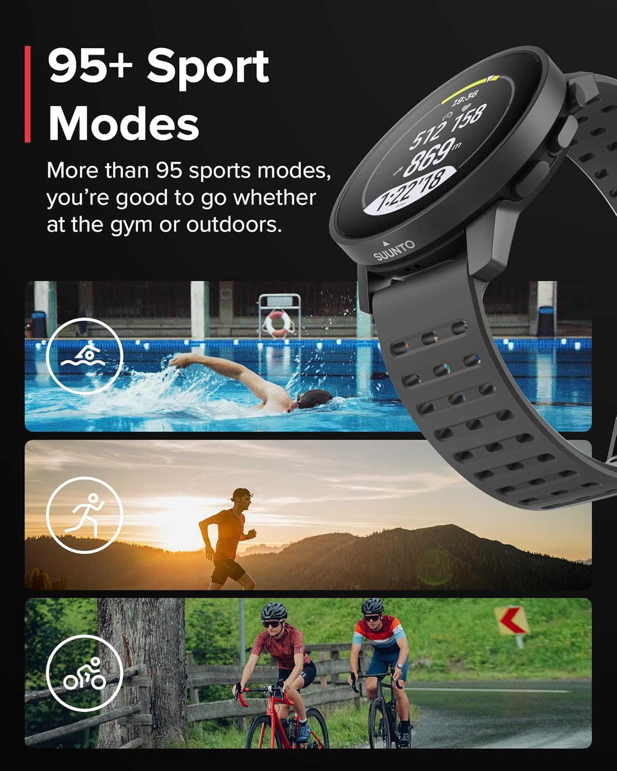 SUUNTO 9 Peak and Peak Pro Sports GPS Watch for Demanding, Performance Driven Athletes and Adventurers