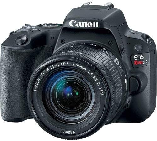 Canon EOS Rebel SL2 Digital SLR Camera with Canon EF-S 18-55mm is STM Lens + Accessory Bundle (Renewed)