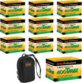 Kodak T-Max 400 TMY 35mm Black White Negative Film, ISO 400, 24 Exposure, 10-Pack, Bundle with Alpine 1 Camera Bag