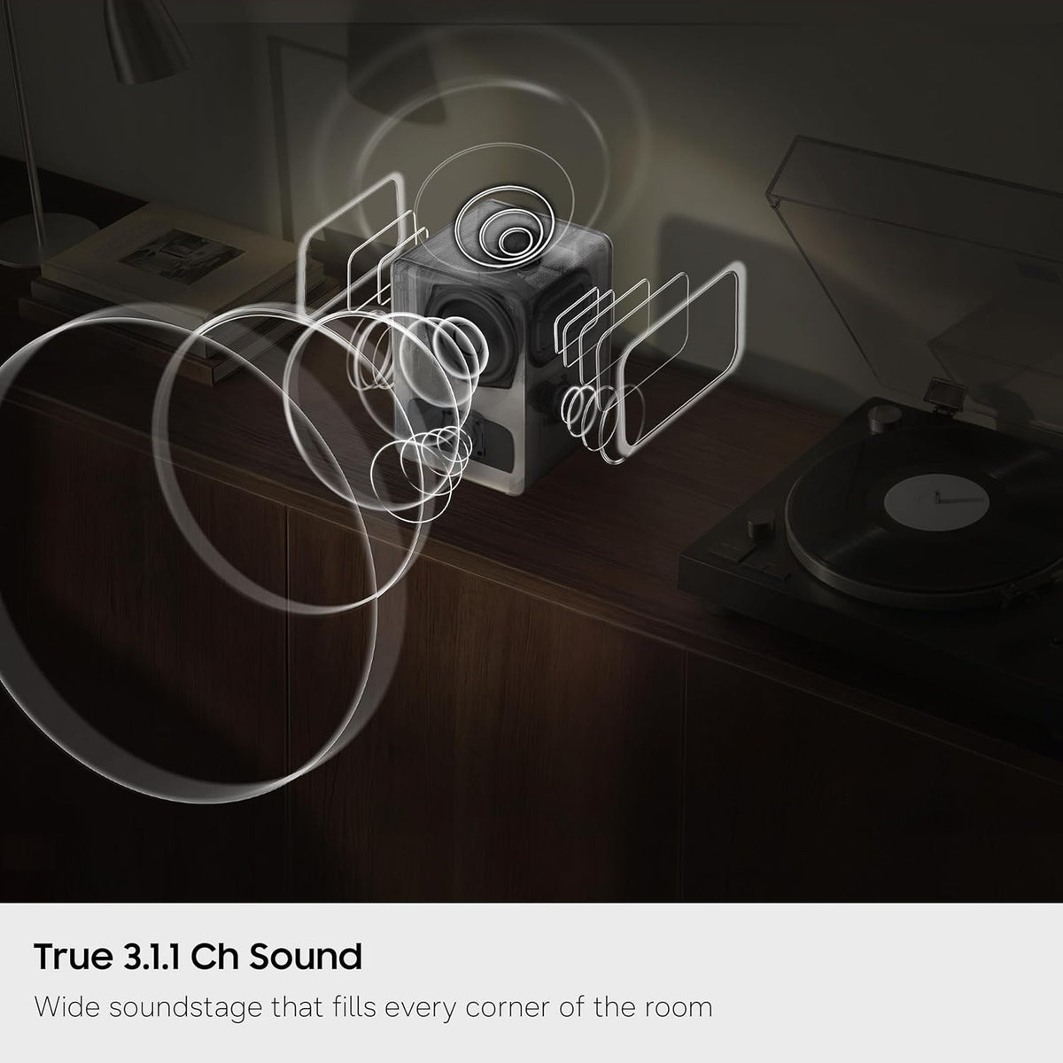 Samsung HW-LS70H Music Studio 7 Wireless Smart Speaker, 3.1.1ch w/Dolby Atmos, Wi-Fi & Bluetooth Connectivity, Q-Symphony, SpaceFit Sound Pro, Smart Integration, Alexa Built-in (2026 Model)