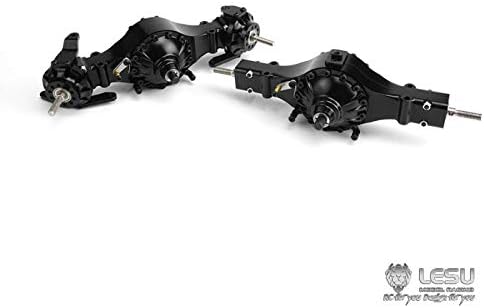 TOUCAN RC HOBBY Lesu 4X4 Metal Front Rear Axle Differential Lock 1/14 Tractor Truck Tmy Model