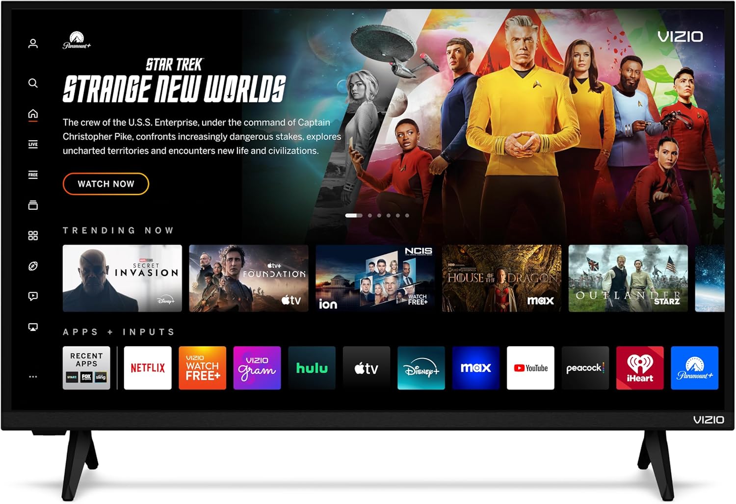 VIZIO 40-inch Full HD 1080p Smart TV with DTS Virtual: X, Alexa Compatibility, Chromecast Built-in, Bluetooth Headphone Capable (Renewed)