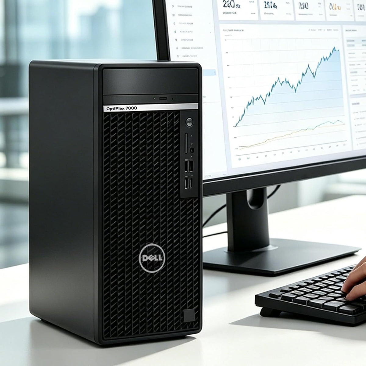 Dell OptiPlex 7000 Mini Tower Desktop Computer, Intel Core i5-12600 Business MT Desktop PC, 16GB RAM, 512GB SSD, Display Port, Keyboard & Mouse, WiFi, BT, Windows 11 Pro(Renewed)