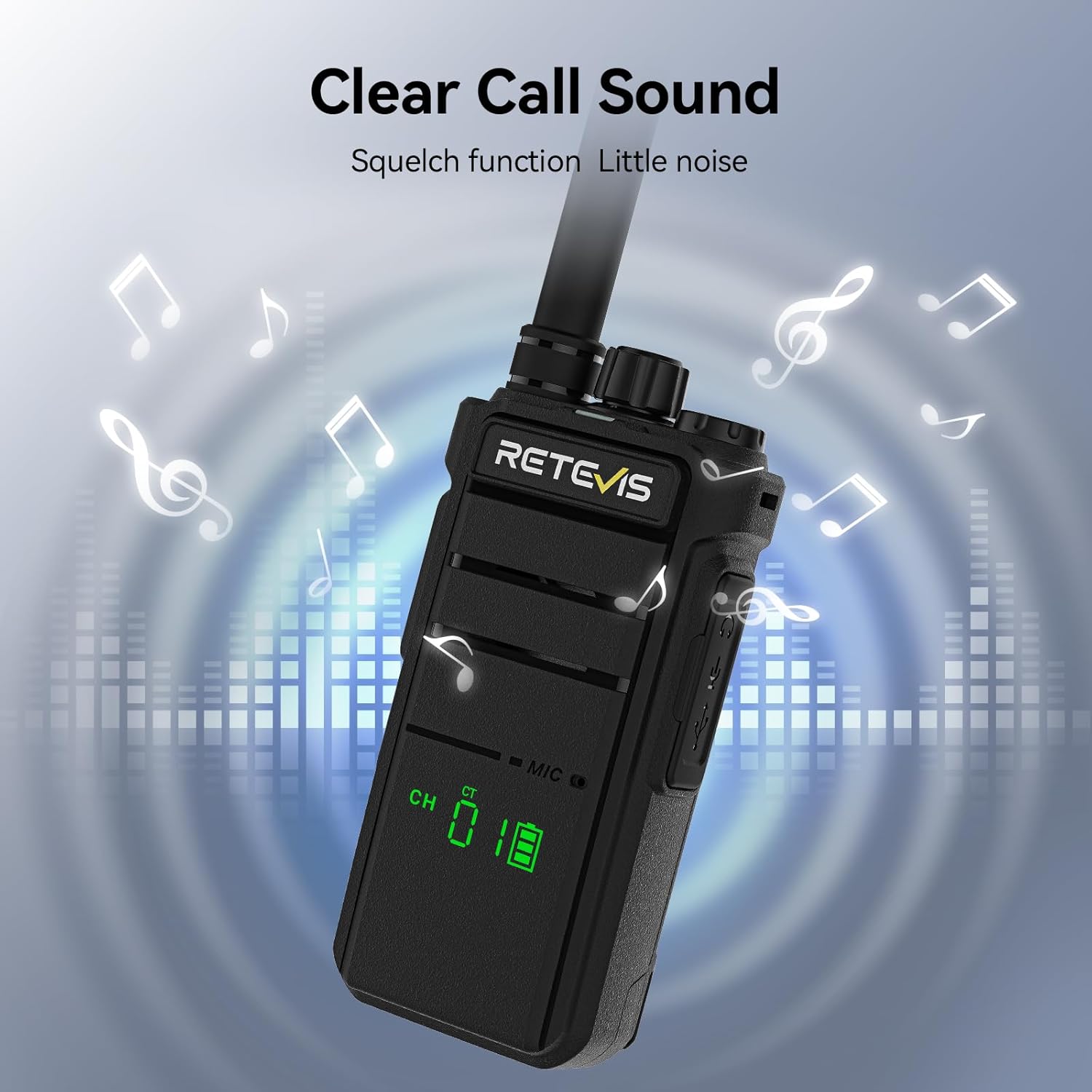 Retevis RB26H Walkie Talkies Long Range with Earpiece,2 Way Radio with 6 Way Charger,Hidden Display,21-Hours,NOAA,GMRS Repeater Capable,Professional Walkie-Talkie for Adults Security Warehouse(6 Pack)