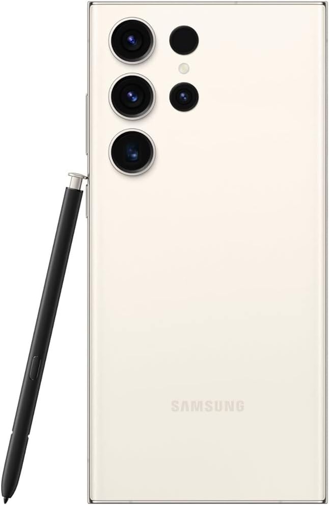 Samsung Galaxy S23 Ultra 5G, US Version, 256GB, Cream - Unlocked (Renewed)