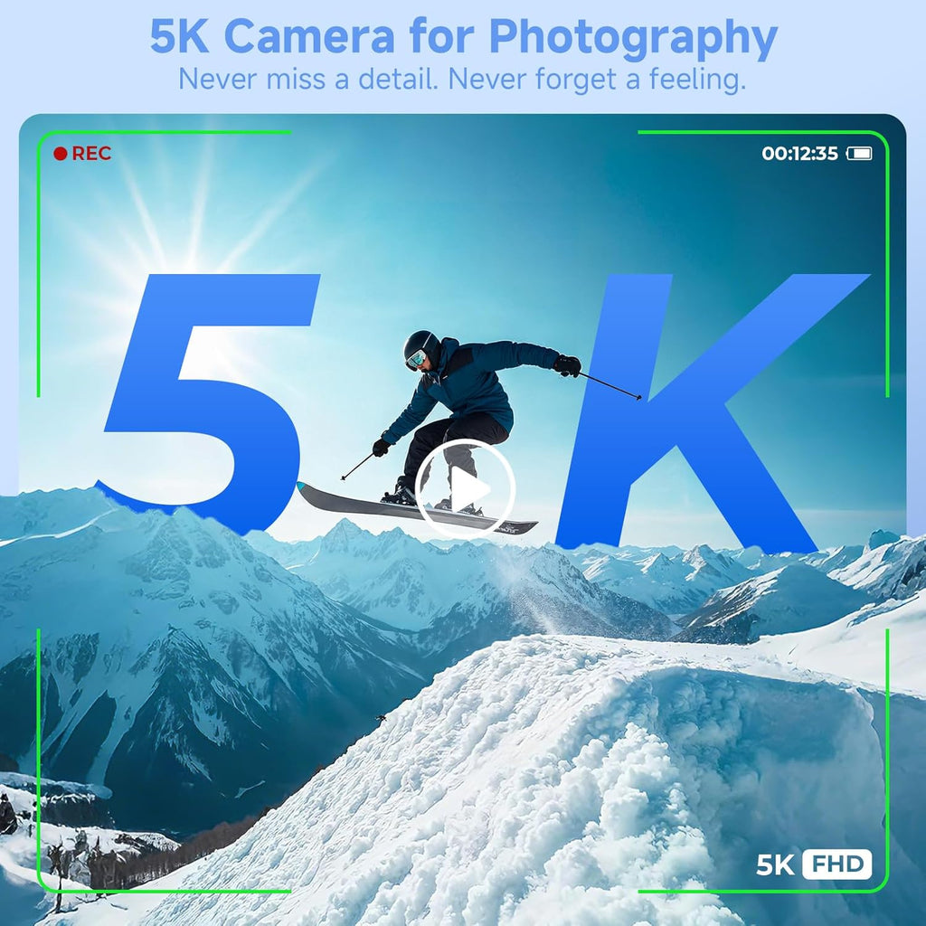 Digital Camera,UHD 75MP 5K Digital Cameras for Photography with WiFi,64GB SD Card Vlogging Travel Camera for YouTube,Featuring 3" 180°Flip Screen,Suitable for Beginners and Teens,Black