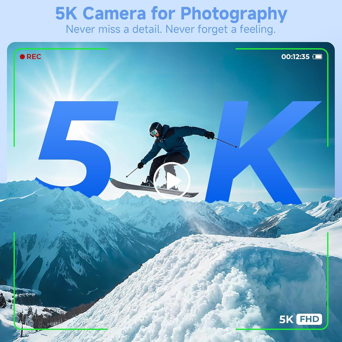 Digital Camera,UHD 75MP 5K Digital Cameras for Photography with WiFi,64GB SD Card Vlogging Travel Camera for YouTube,Featuring 3" 180°Flip Screen,Suitable for Beginners and Teens,Black