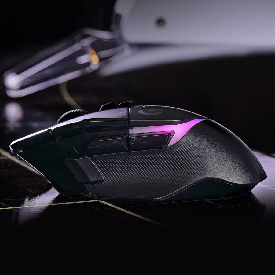 Logitech G502 X Plus Wireless Gaming Mouse: Optical Switches, LIGHTSYNC RGB, 13 Buttons, Infinite Scroll Toggle,