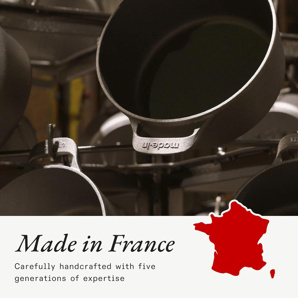 Made In Cookware | Dutch Oven 5.5 Quart (Linen) | Enameled Cast Iron | Exceptional Heat Retention & Durability | Professional Cookware | Crafted in France | Induction Compatible